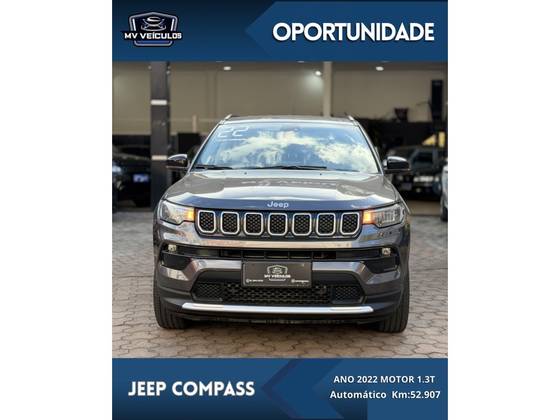 JEEP COMPASS 1.3 T270 TURBO FLEX LONGITUDE AT6